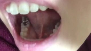Japanese uvula and teeth