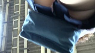 gesu-tents 顔出し[4K]スタイル◎顔◎の韓流J●のフロントがっつり！かわいいパンツも, サテンのエロ下着☆店内で物色中のJKちゃん