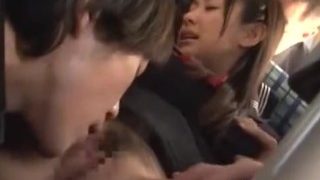 Japanese Salor School Girl Getting Her Tits Rubbed Squirting While Fingered