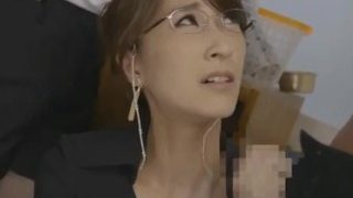 Japanese sexy teacher likes to jerk of his students