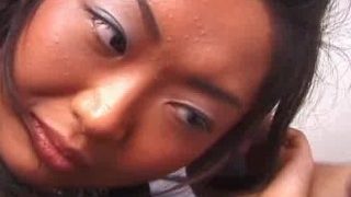 Cute asian lesbian threesome video part1