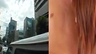 Hot asian redhead babe sucking cock part6