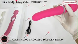 Sextoy, đồ chơi tình dục (Zalo : 0978 042 137) CHÀY RUNG LETEN 2 ĐẦU AV
