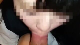 個人撮影 無修正 私立女子校②黒髪少女。フェラチオ