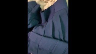 制服jkとセックス 風オナニー